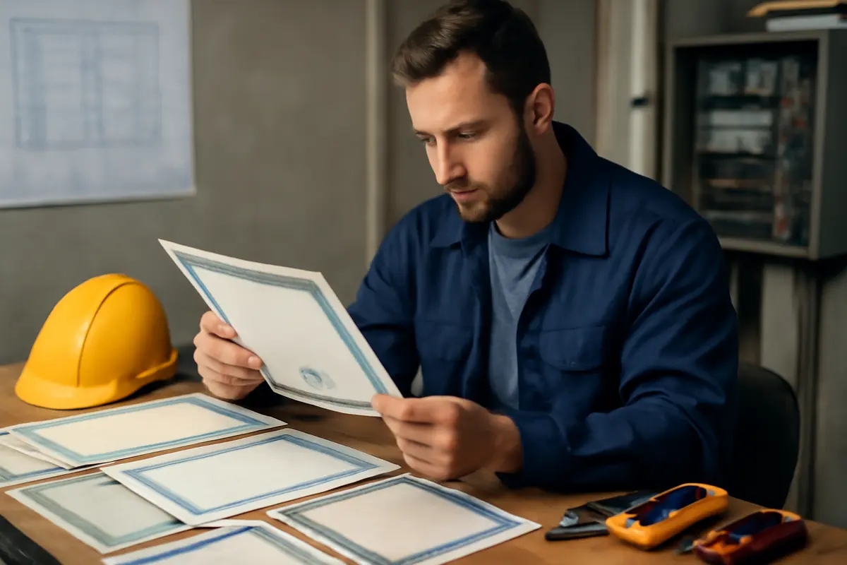 Certificazioni professionali richieste nei settori tecnici: quali fanno la differenza in sede di assunzione